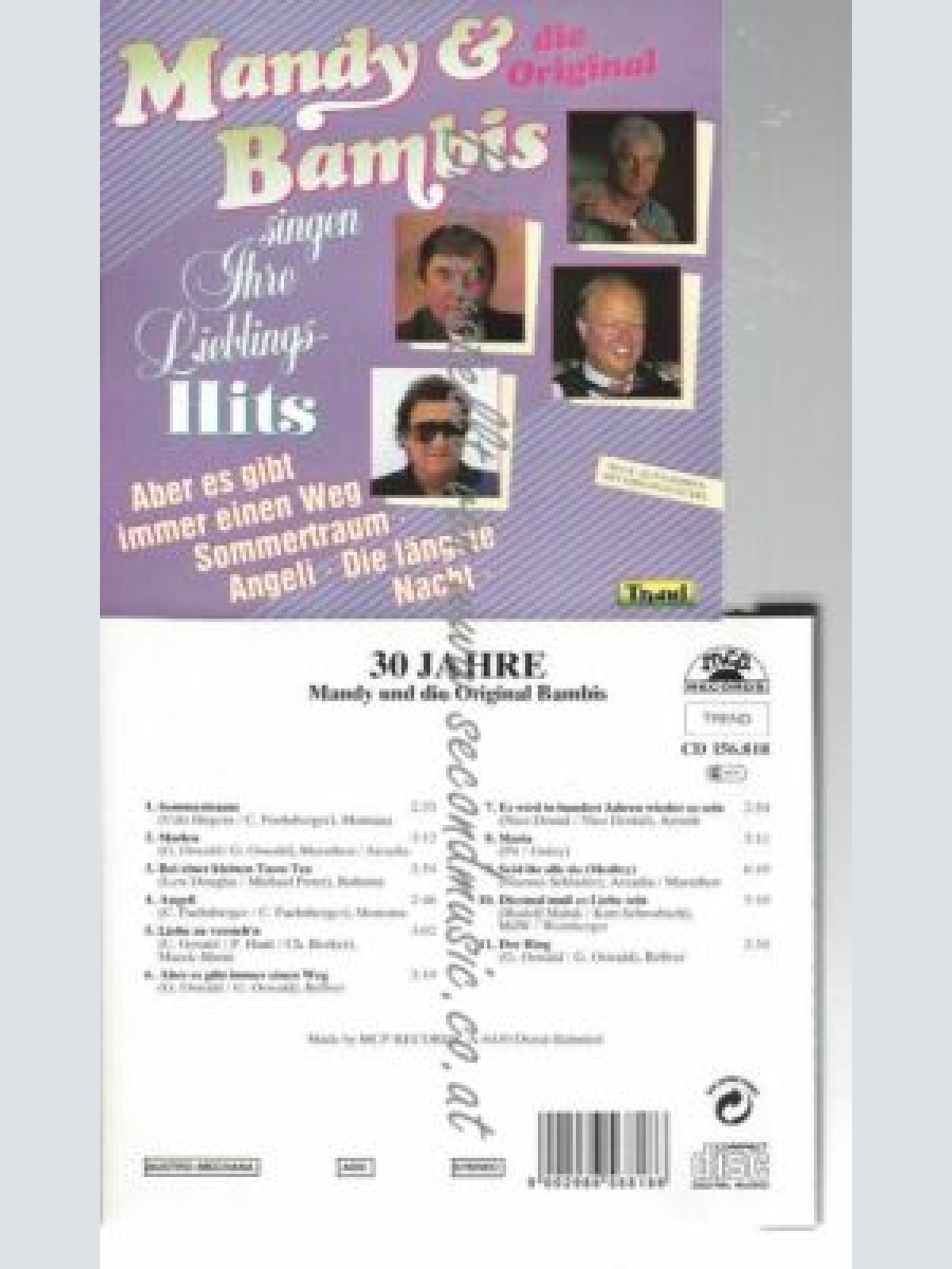 CD--MANDY & DIE ORIG BAMBIS--SINGEN IHRE LIEBLINGSHITS