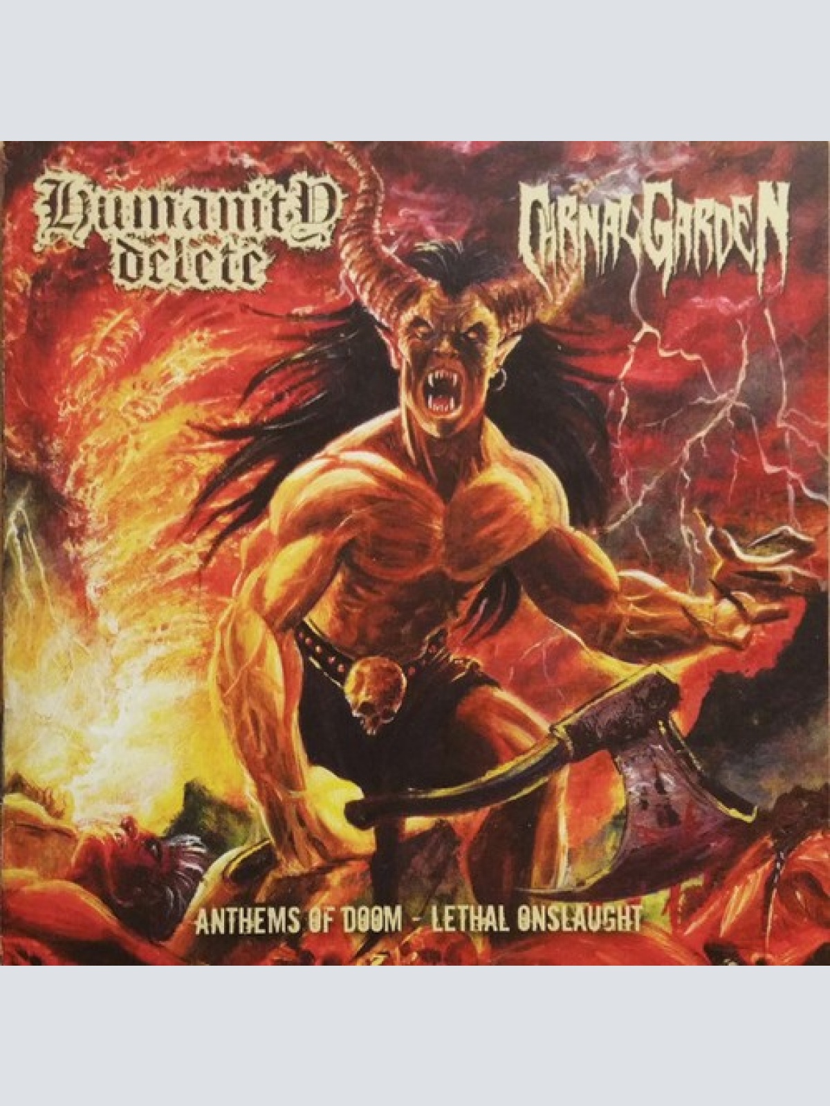 CD, Album, Ltd Humanity Delete / Carnal Garden - Anthems Of Doom - Lethal Ons...