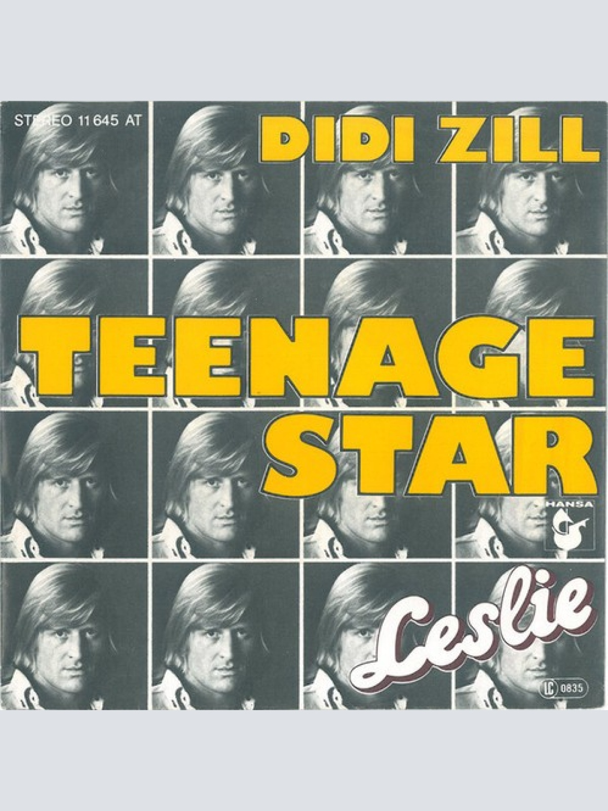 7", Single Didi Zill - Teenage Star
