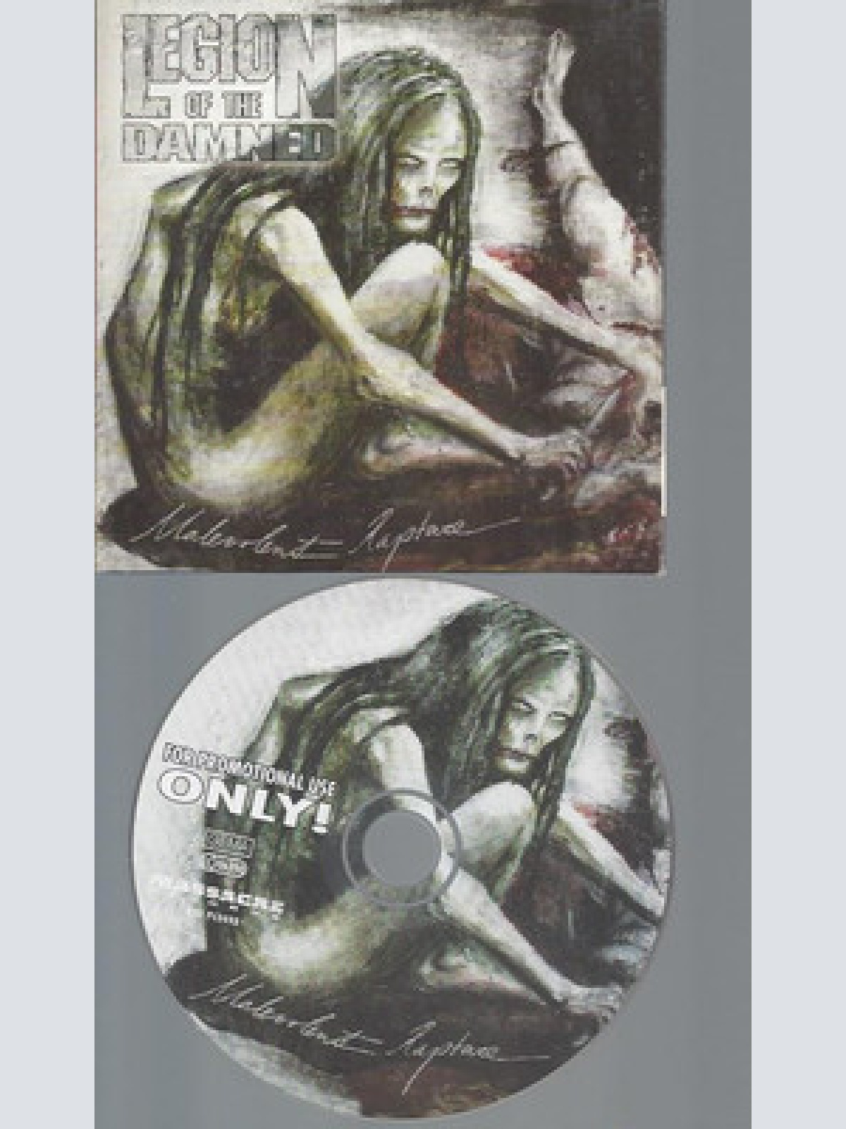 CD--LEGION OF THE DAMNED Malevolent Rapture PROMO  10 TRACKS