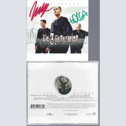 CD-- Die 3. Generation – Für Morgen --MIT AUTOGRAMMEN