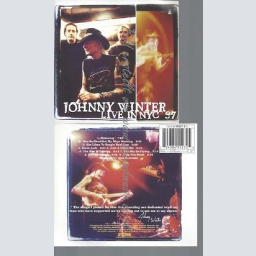 CD--JOHNNY WINTER--LIVE IN NYC '