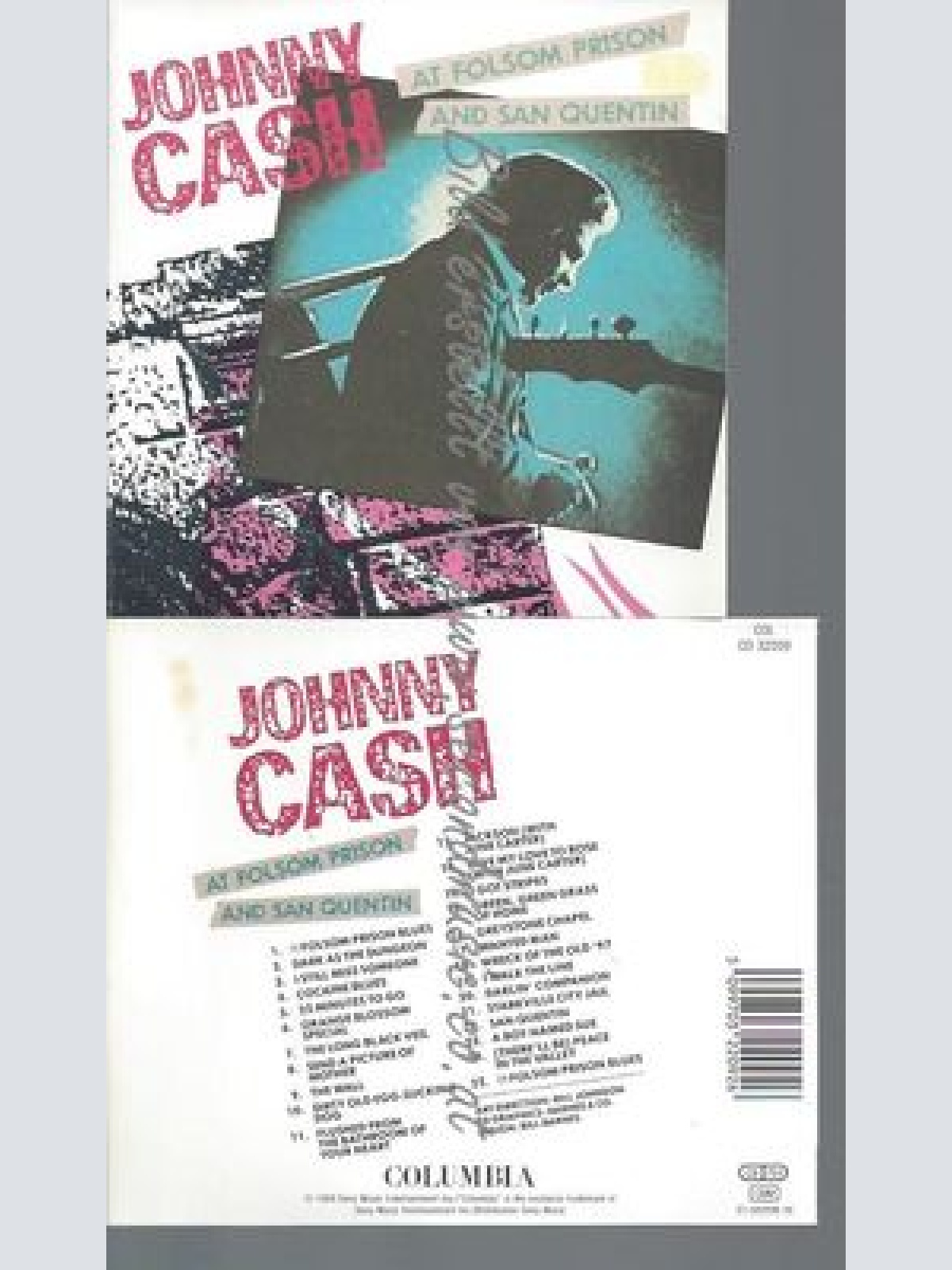 CD--CASH,JOHNNY--AT FOLSOM PRISON AND SAN QUENT