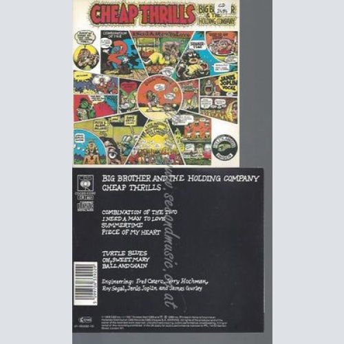 CD--JANIS JOPLIN UND BIG BROTHER AND THE HOLDING COMPANY--CHEAP THRILLS --JAPAN