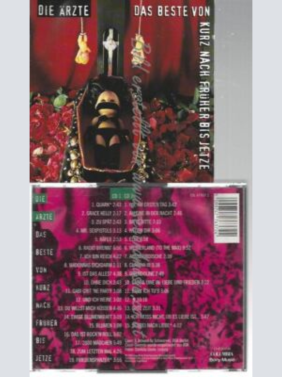 CD--DIE ÄRZTE -DAS BESTE VON KURZ NACH FRÜHER BIS JETZTE