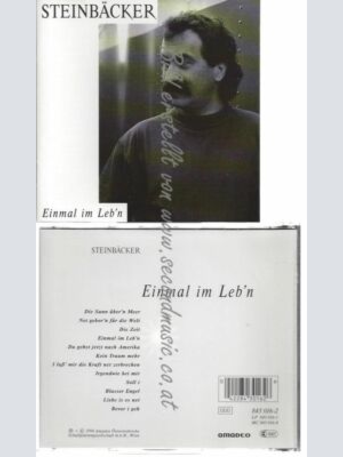 CD--GERT STEINBACKER UND STEINBAECKER--EINMAL IM LEB'N