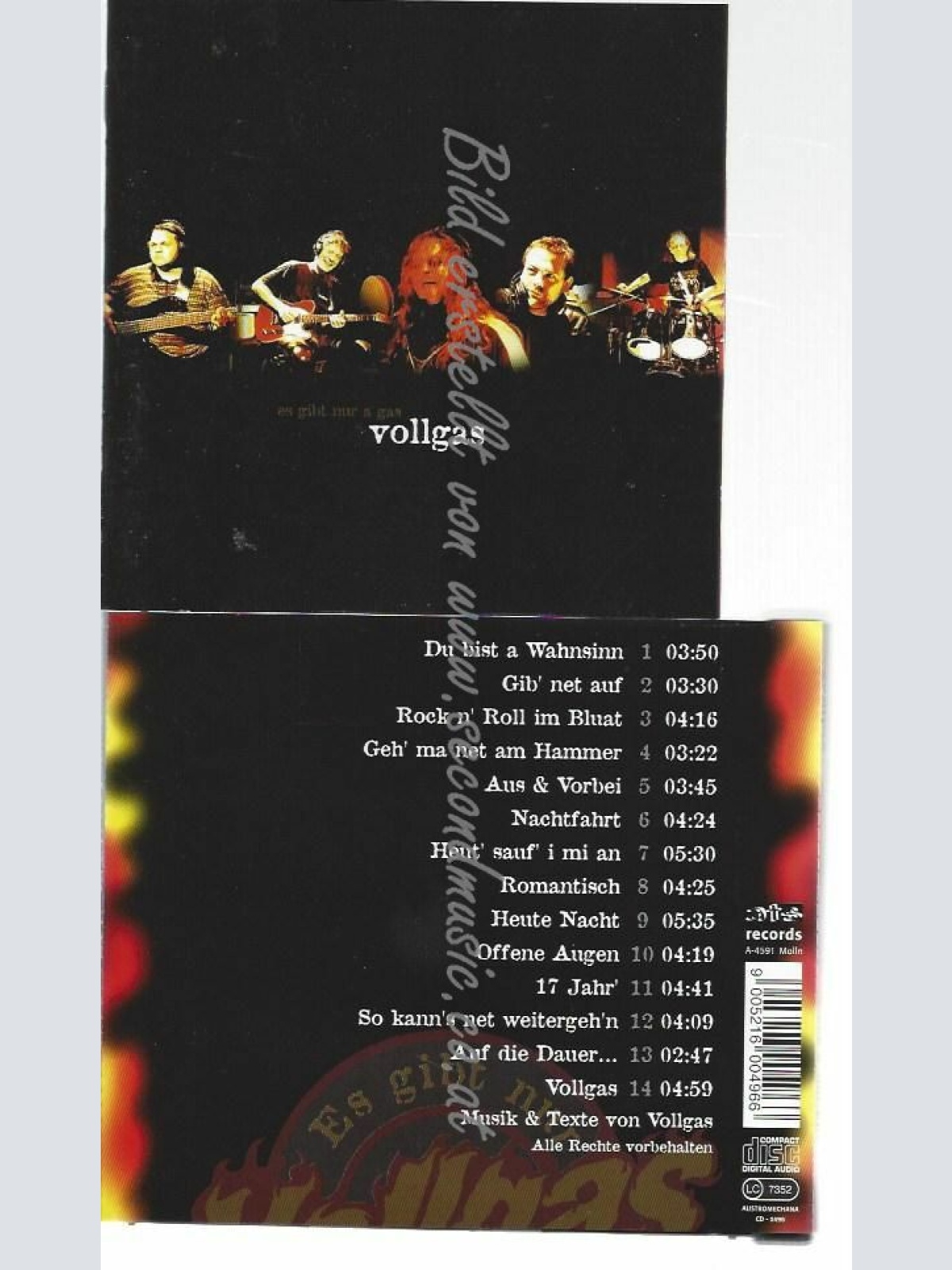 CD--VOLLGAS--ES GIBT NUR A GAS...