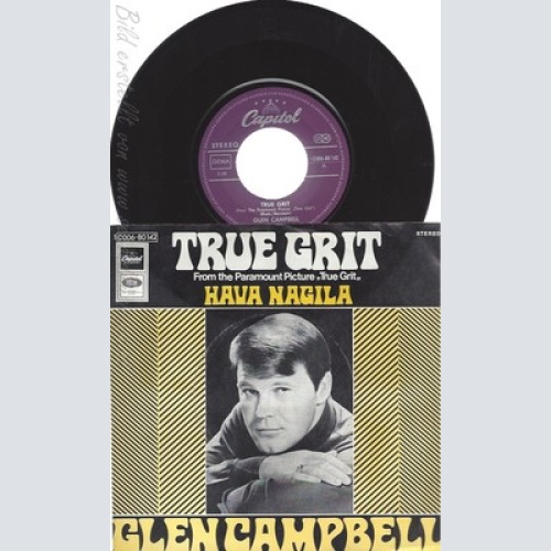 7" GLEN CAMPBELL--TRUE GRIT