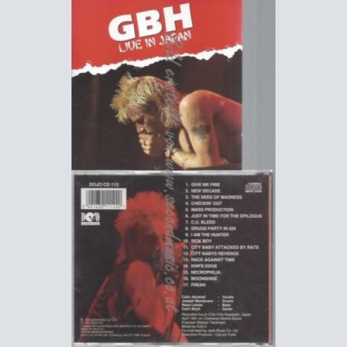 CD--GBH--LIVE IN JAPAN
