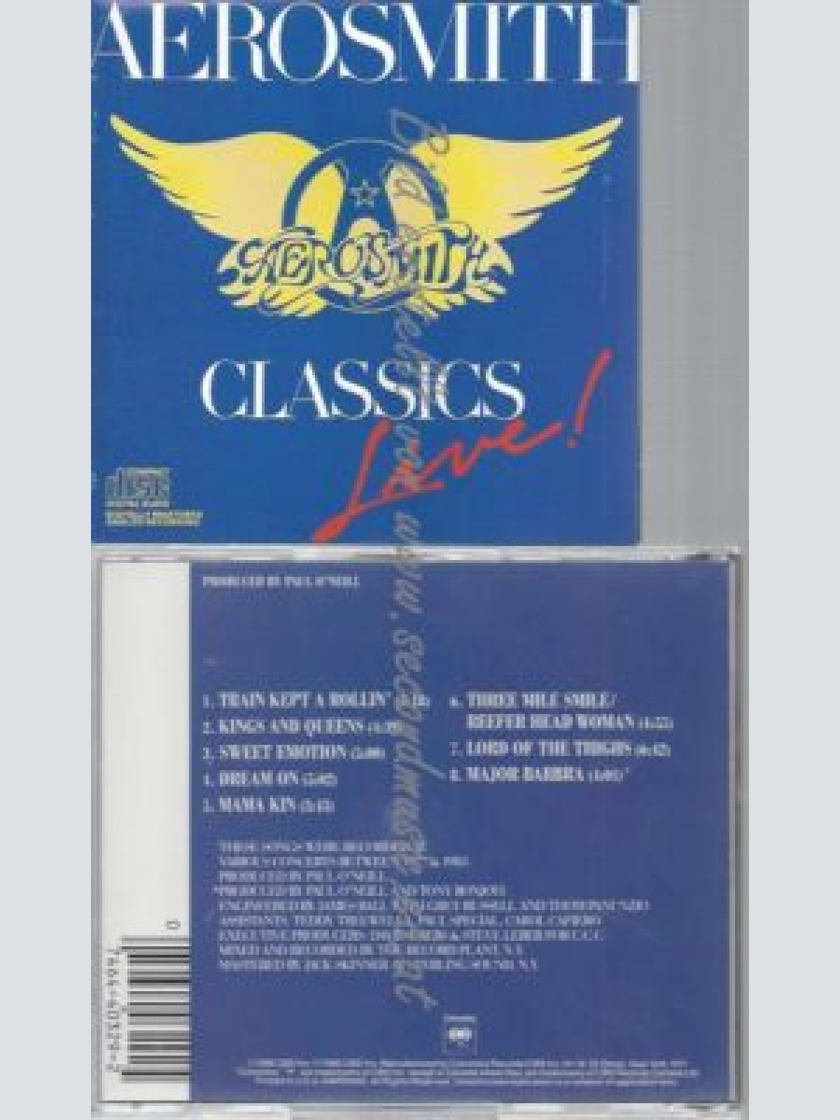 CD--AEROSMITH--CLASSIC LIVE