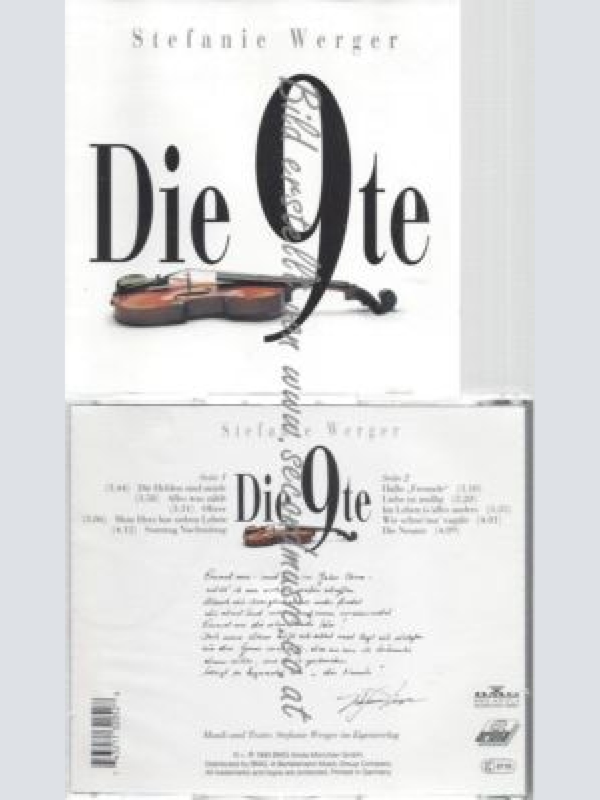 CD--STEFANIE WERGER--DIE 9TE