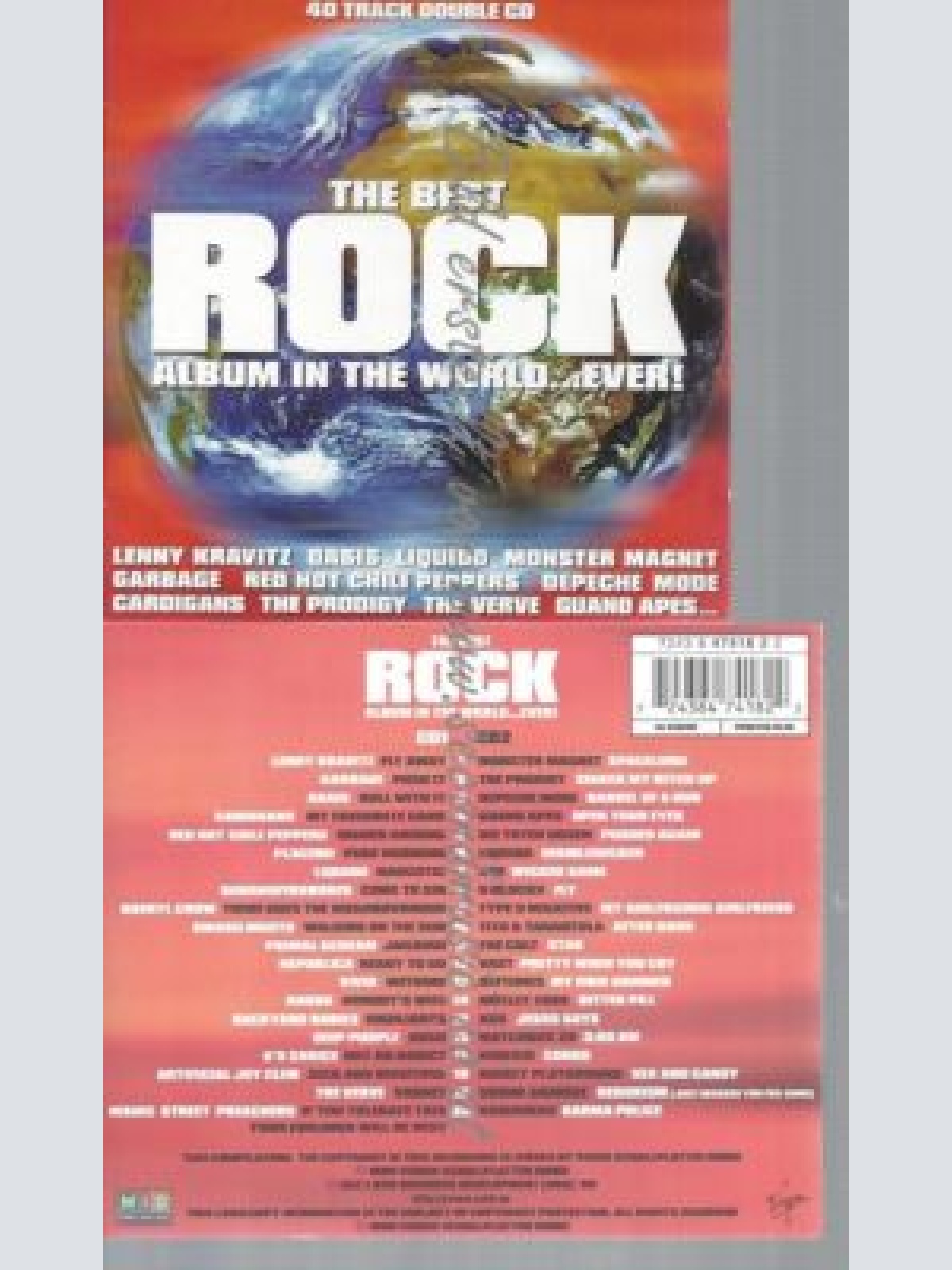 CD--VARIOUS--BEST ROCK ALBUM IN THE WORLD E | DOPPEL-CD