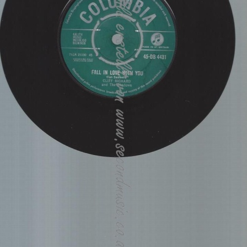 7"  Cliff Richard And The Shadows  Fall In Love With You
