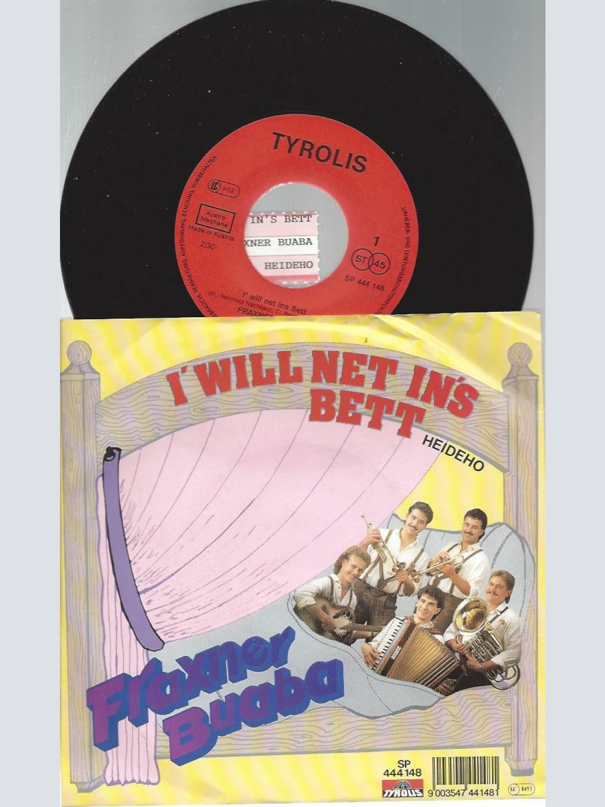 7" Fraxner Buaba -- I will net ins Bett