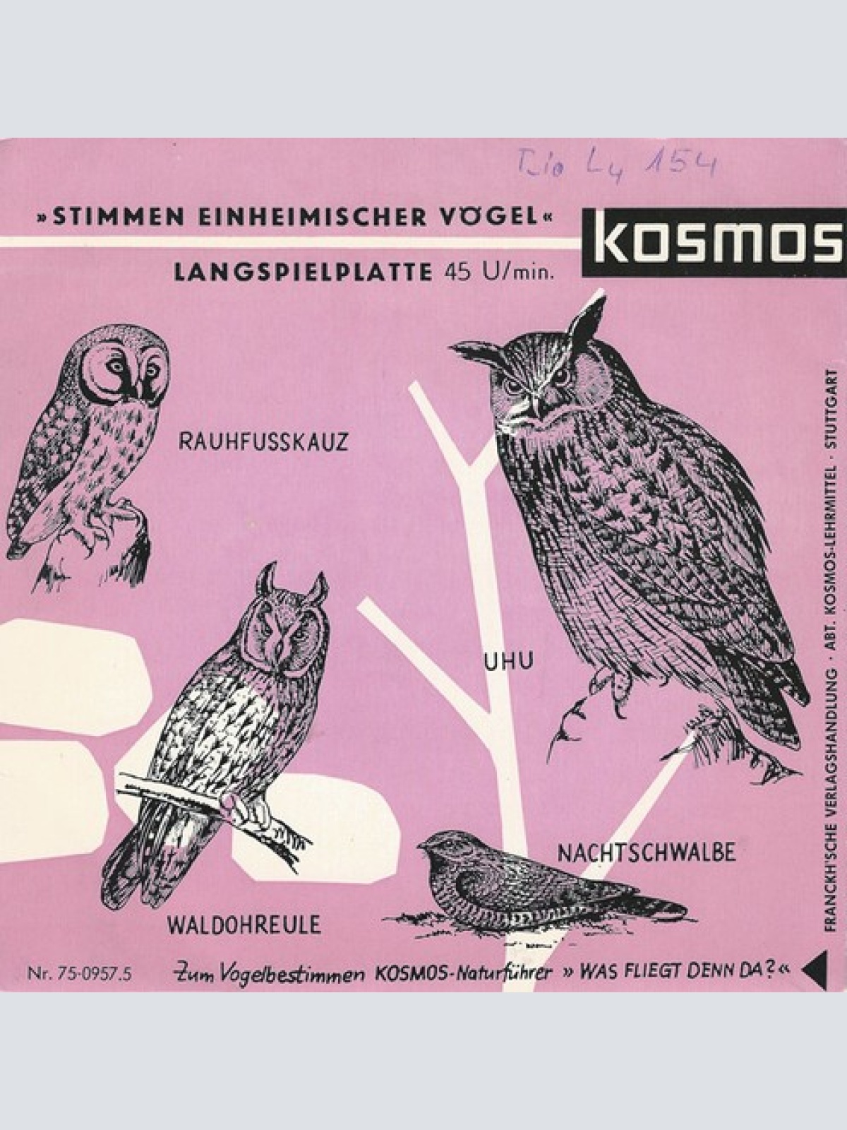 7", Mono Claus Fentzloff, Claus König, Gerhard Thielcke - Stimmen Einheimisch...