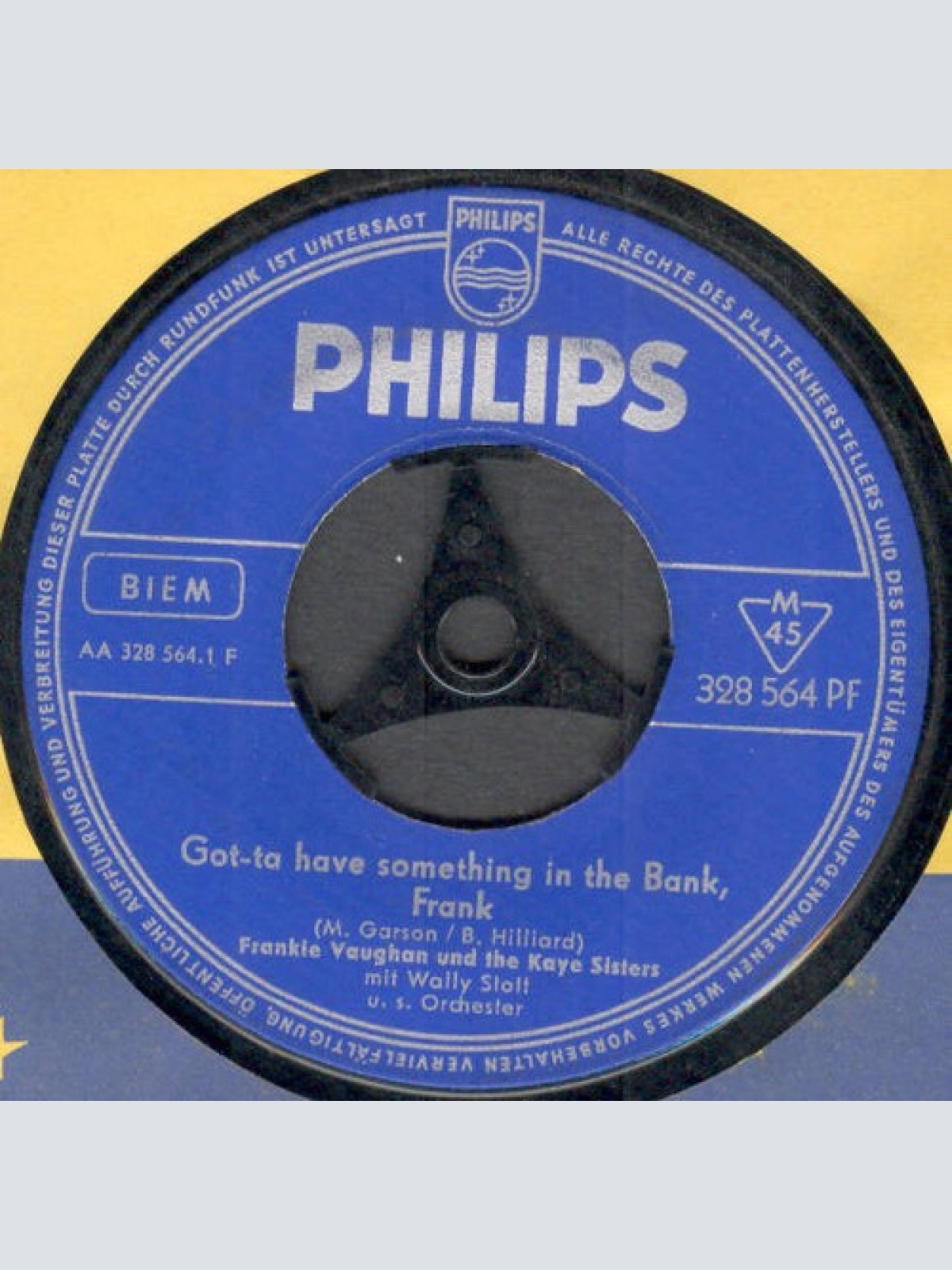 7", Mono Frankie Vaughan Und The Kaye Sisters / Frankie Vaughan - Got-ta Have...