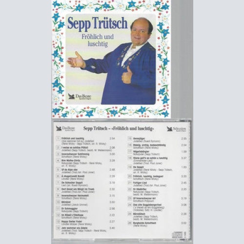 CD--SEPP TRÜTSCH FRÖHLICH UND LUSCHTIG