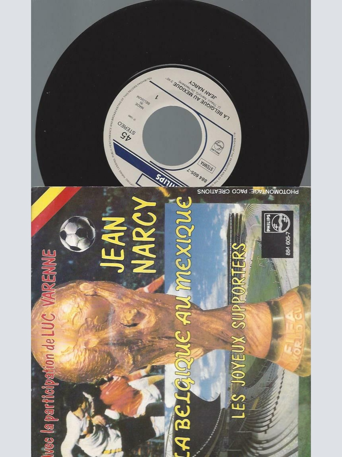 7" Jean Narcy – La Belgique Au Mexique