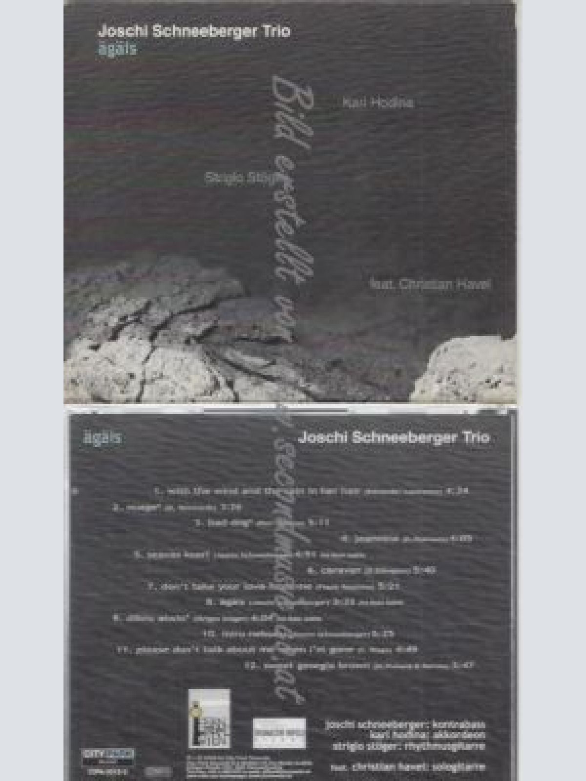 CD--JOSCHI SCHNEEBERGER TRIO--ÄGÄIS