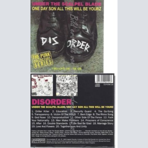 CD--ONE DAY../ DISORDER--UNDER THE SCALPEL..