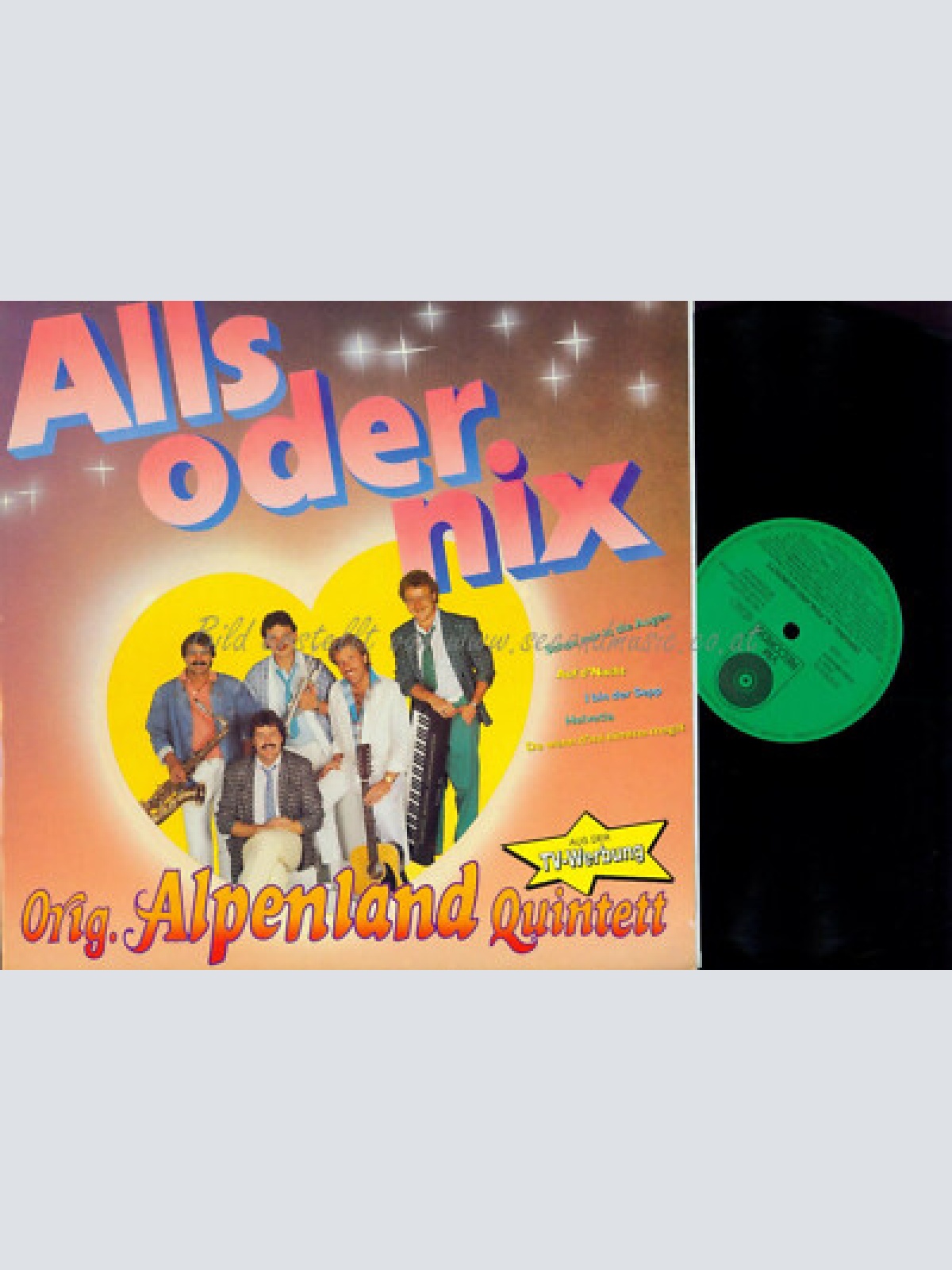 LP-- Orig. Alpenland Quintett – Alls Oder Nix  // VM RECORDS