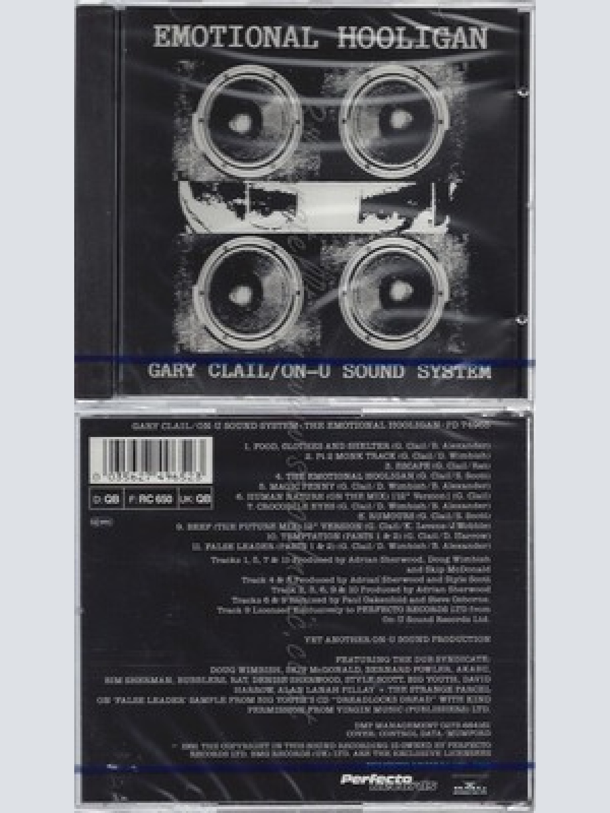 CD--NM-SEALED-GARY CLAIL / ON U-SOUND SYSTEM -- EMOTIONAL HOOLIGAN -1991-