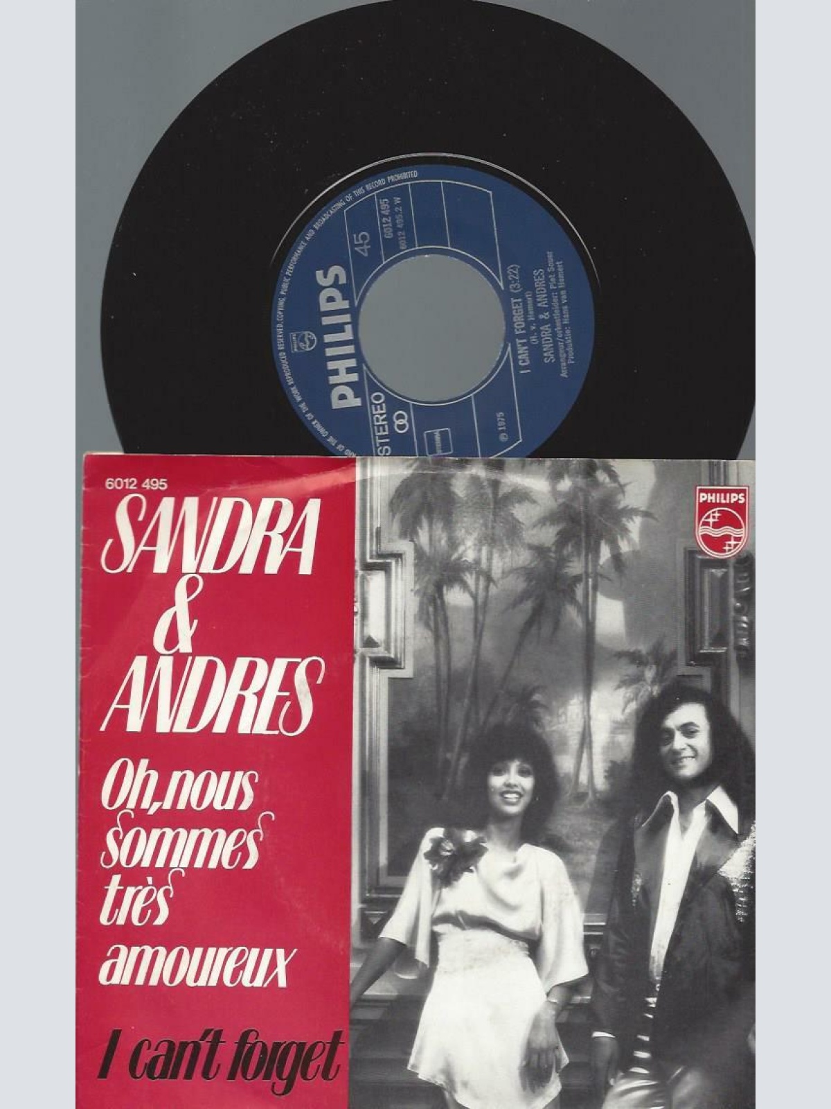 7" Sandra & Andres – Oh, Nous Sommes Trés Amoureux