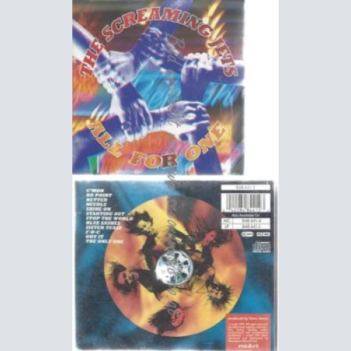CD--SCREAMING JETS--ALL FOR ONE --