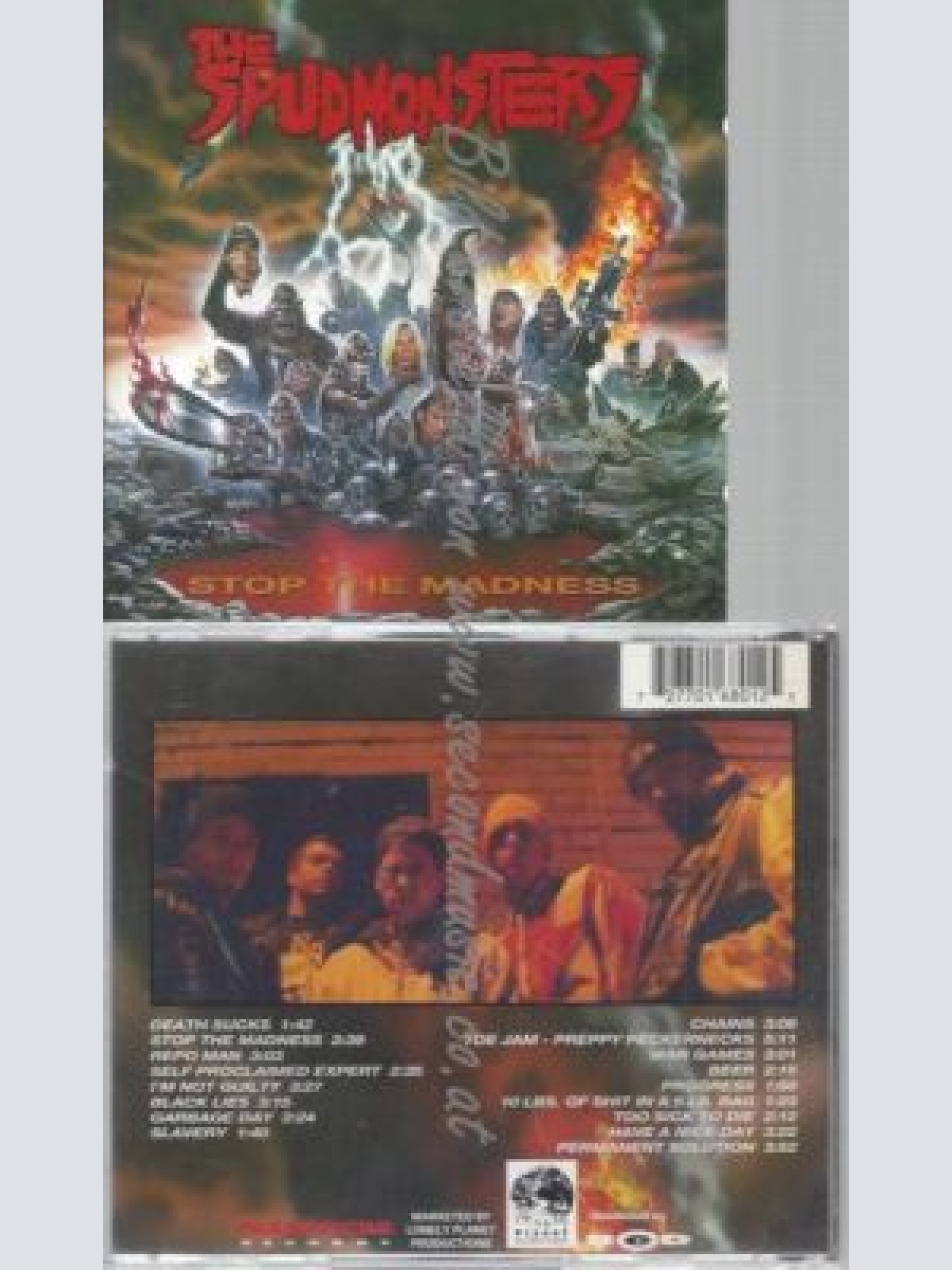 CD--SPUDMONSTERS--STOP THE MADNESS |