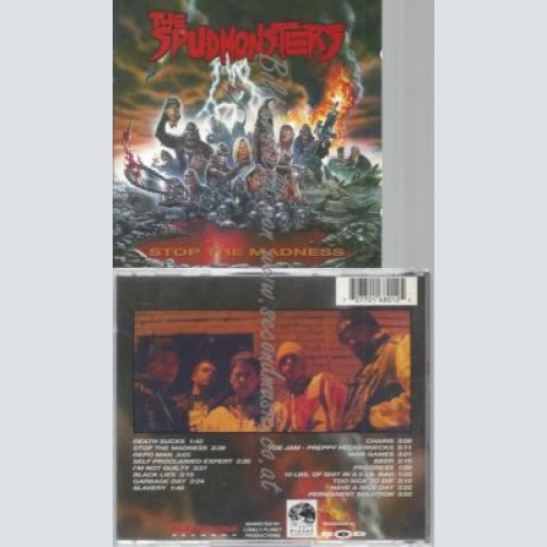 CD--SPUDMONSTERS--STOP THE MADNESS |