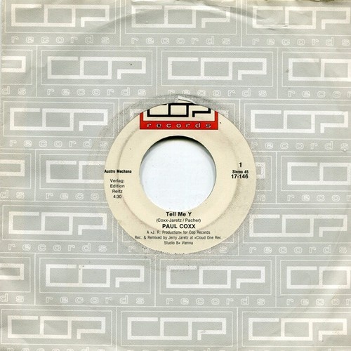 7", Single Paul Coxx - Tell Me Y