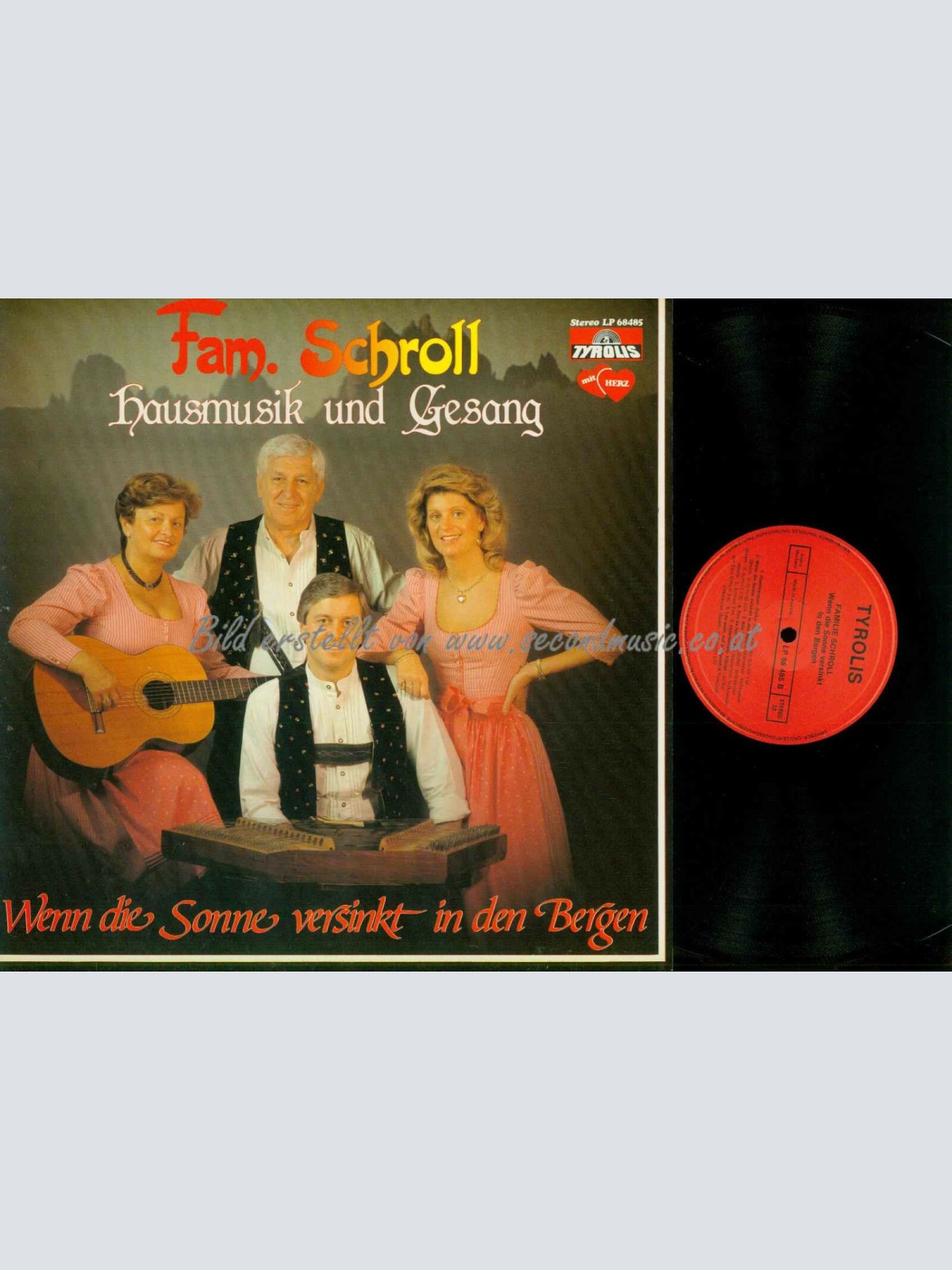 LP--Fam. Schroll – Hausmusik Und Gesang / NM