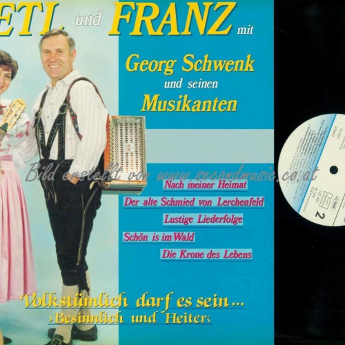 LP--Gretl & Franz -- Volkstümlich Darf Es Sein... - Besinnlich Und Heiter / NM
