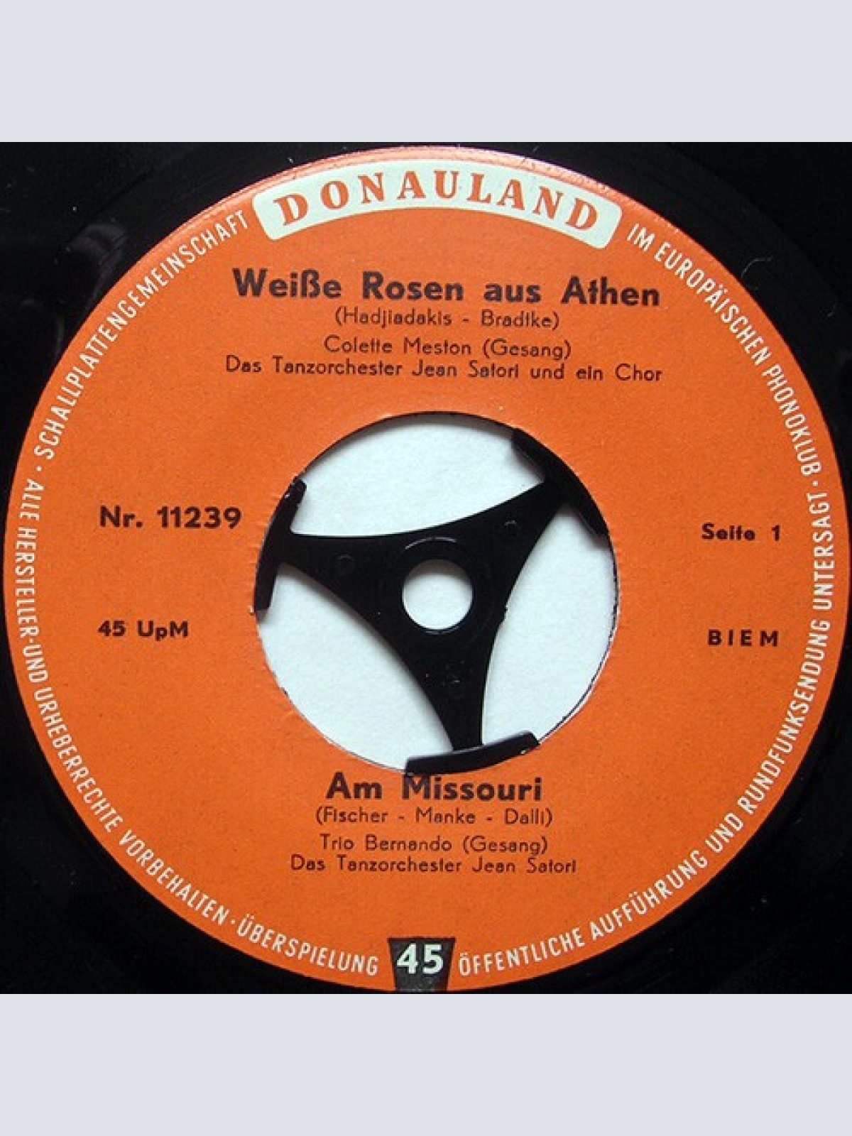 7", EP Colette Meston / Trio Bernando / Philipp Sanders / Fanny Andersen (2) ...