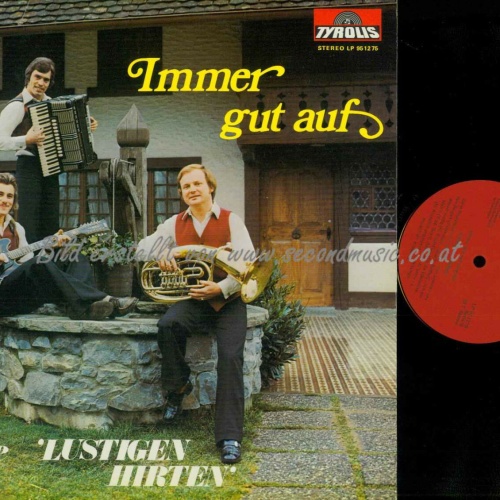 LP--Die Lustigen Hirten -- Immer gut auf/   NM