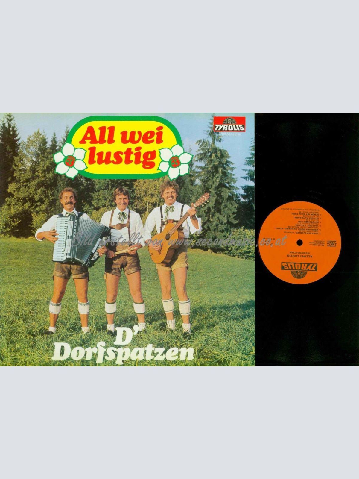 LP--all wei lustig-- D' Dorfspatzen/   NM