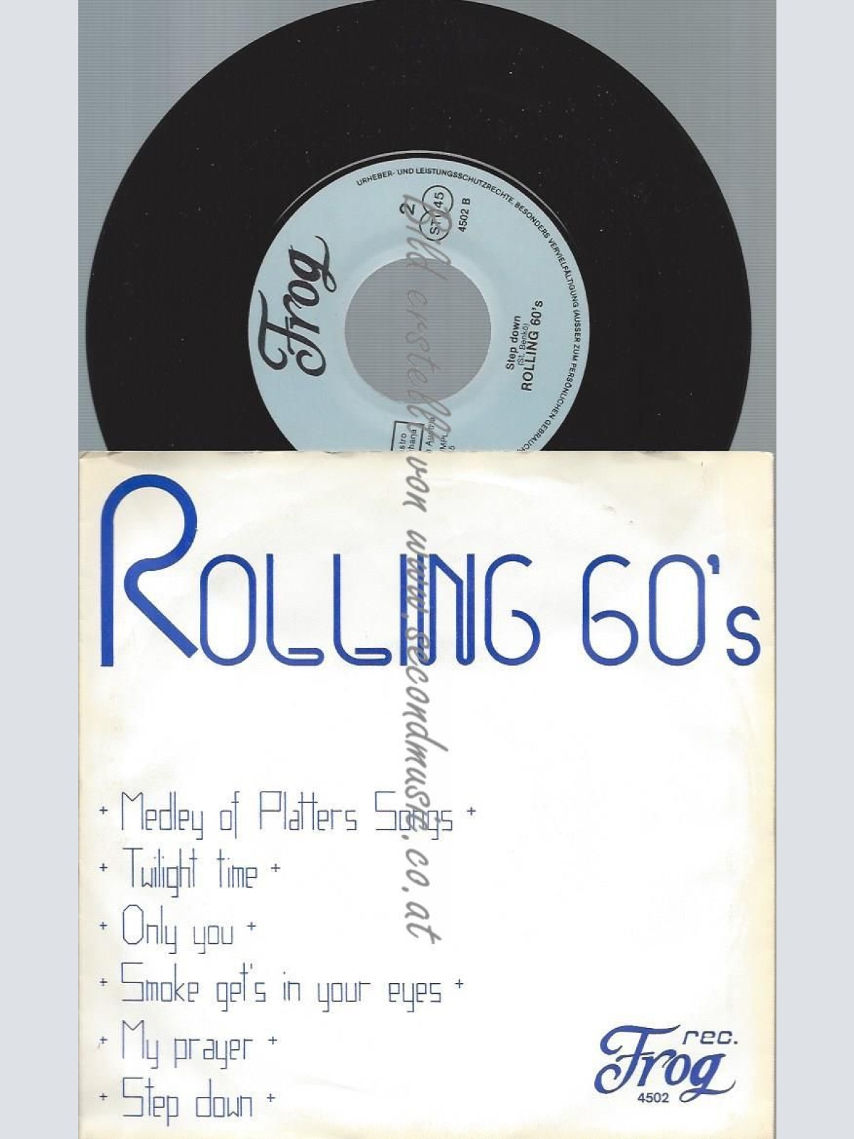 7"   Rolling 60's  Medley of Platters-Songs