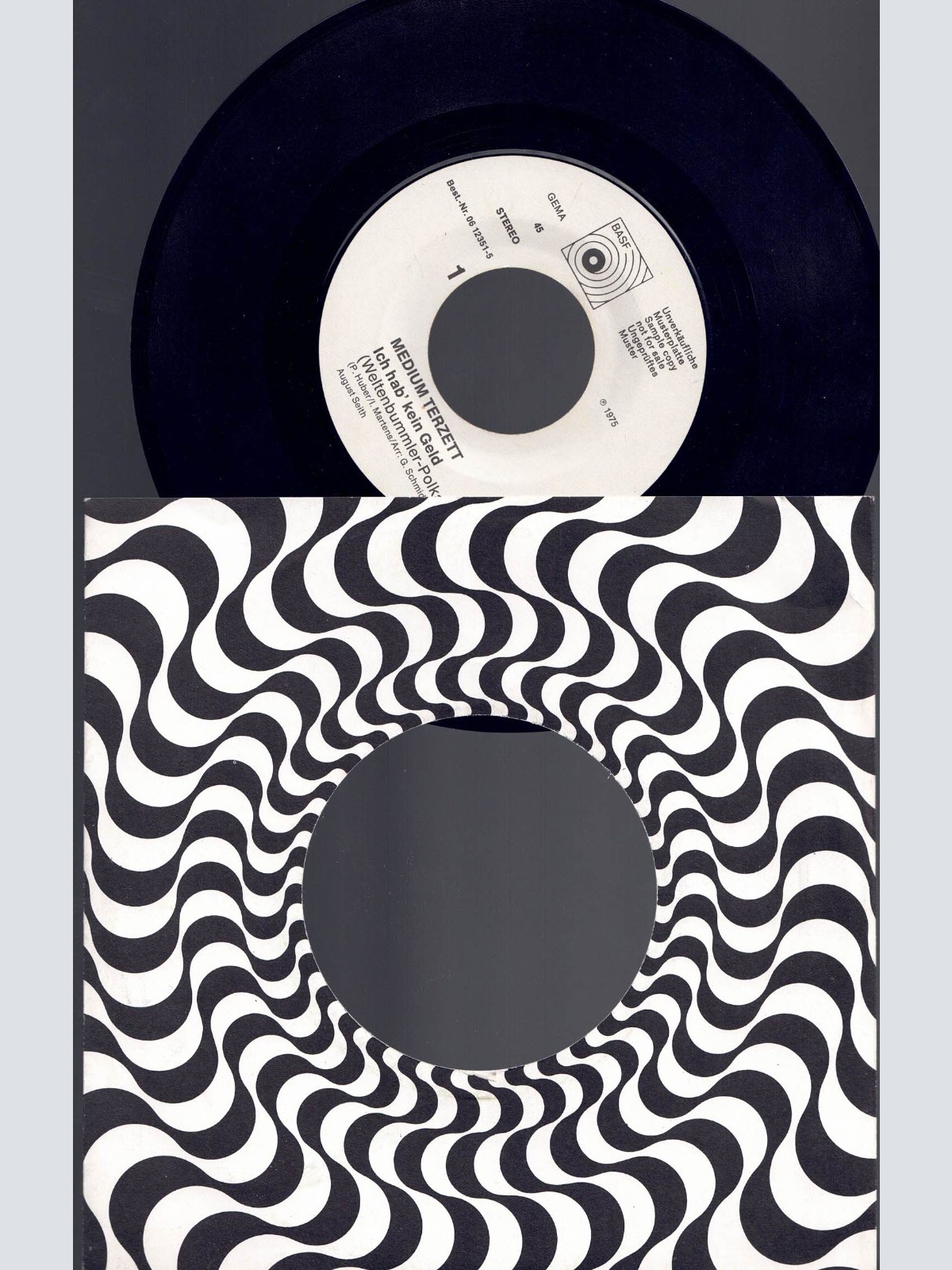 7", Medium Terzett    Ich hab kein Geld   Promo