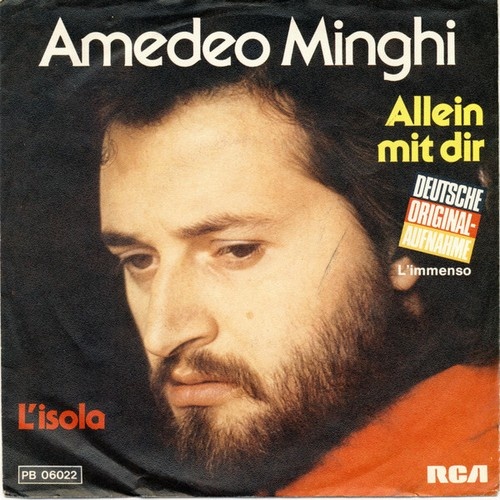 7", Single Amedeo Minghi - Allein Mit Dir