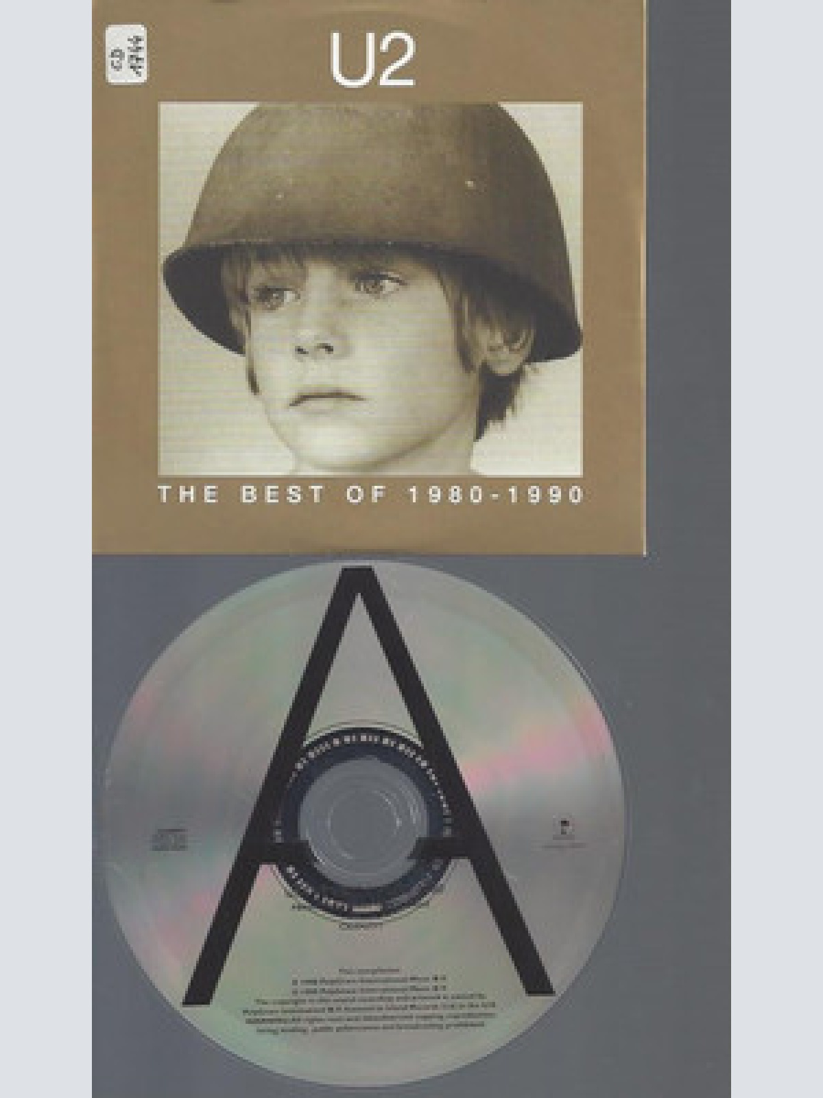 CD--U2 THE BEST OF 19780-1990 PROMO CS