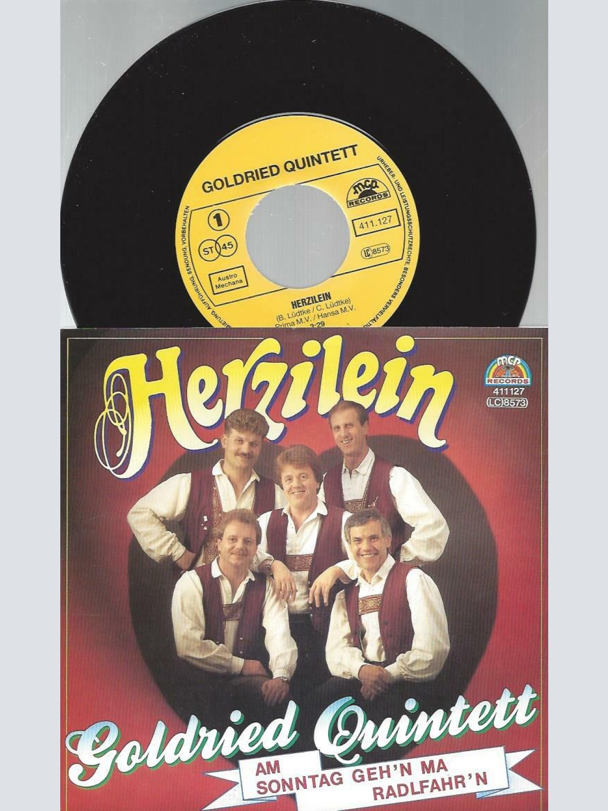 7" Goldried Quintett -- Herzilein