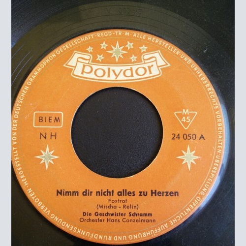 7", Mono Geschwister Schramm - Nimm Dir Nicht Alles Zu Herzen