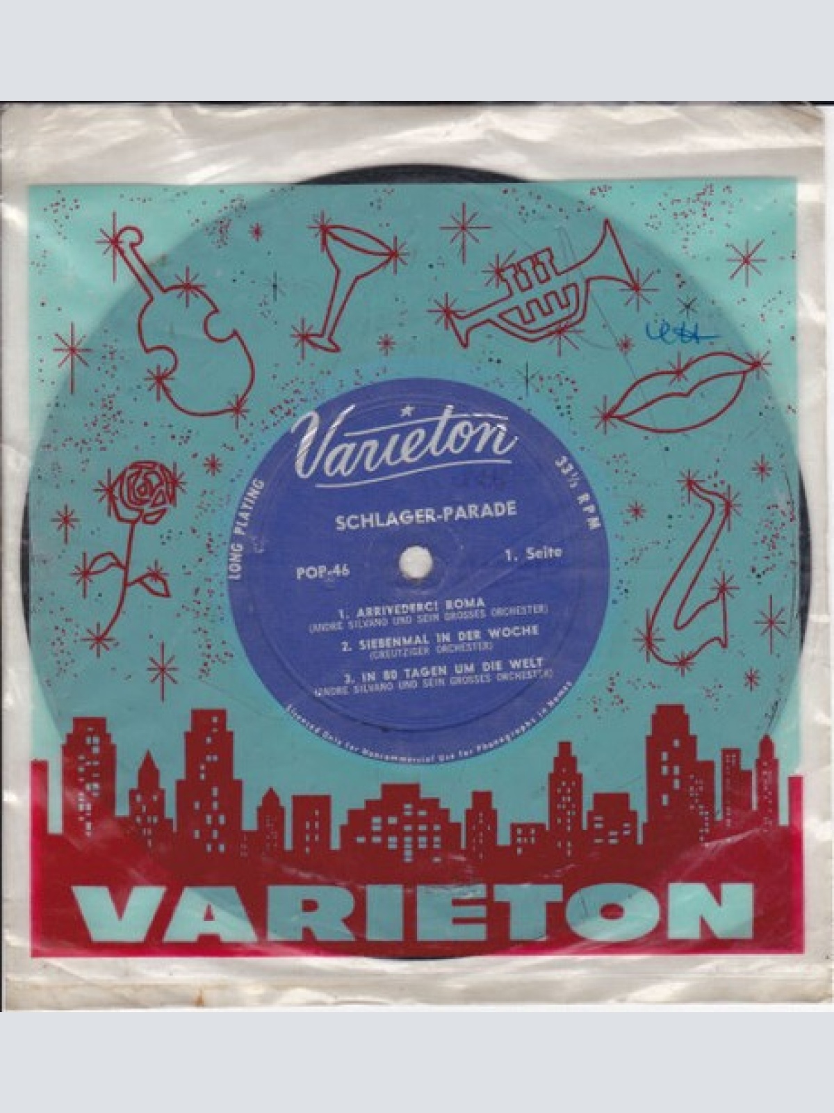 7" Various - Schlager-Parade