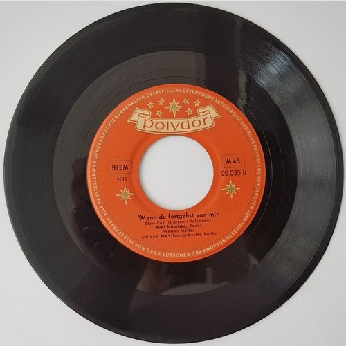 7", Single, Mono Rudi Schuricke - Wenn Du Fortgehst Von Mir / Moulin Rouge