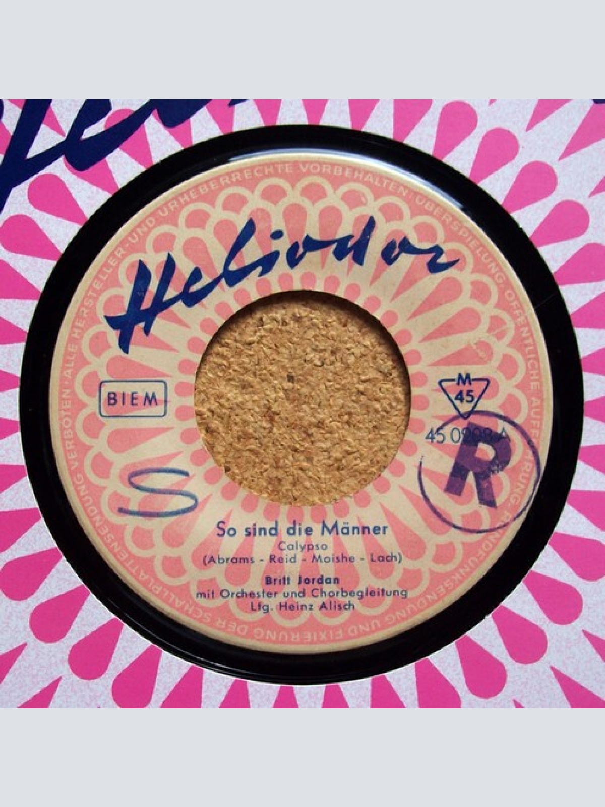 7" Britt Jordan - So Sind Die Männer