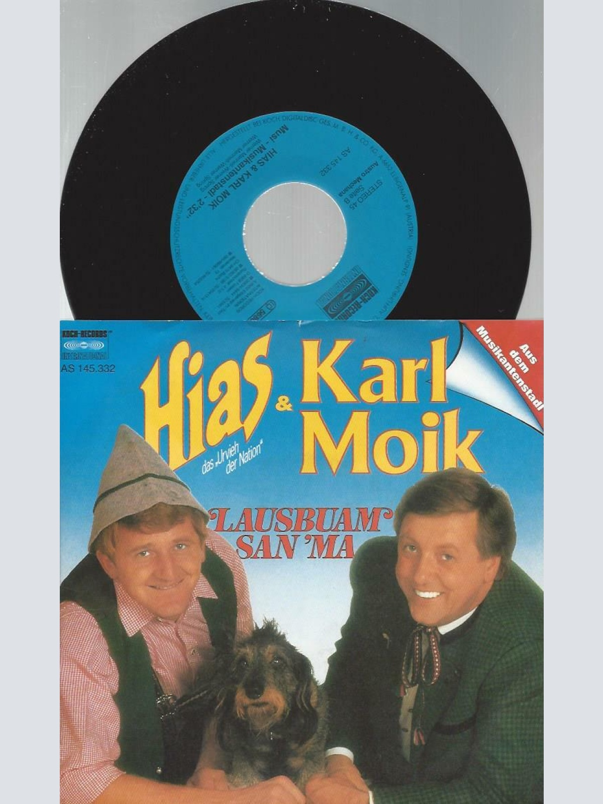 7" Hias & Karl Moik – Lausbuam San' Ma