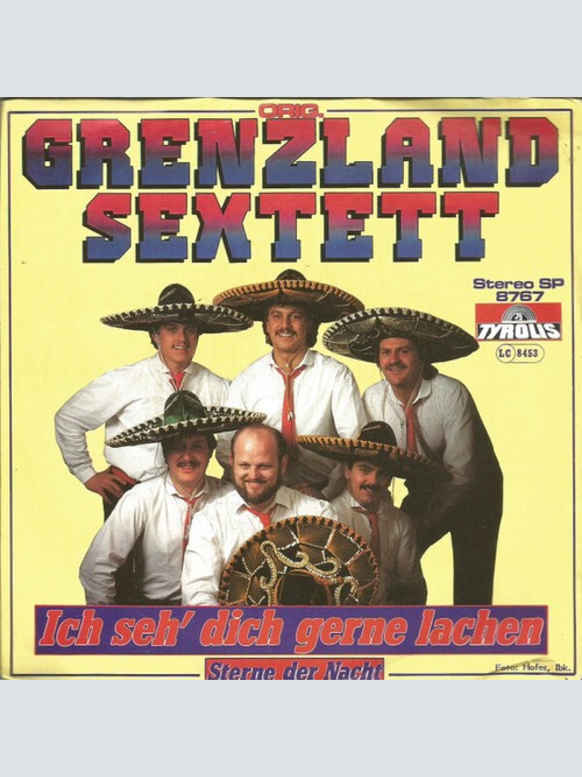 7", Single Original Grenzland Sextett - Ich Seh' Dich Gerne Lachen / Sterne D...