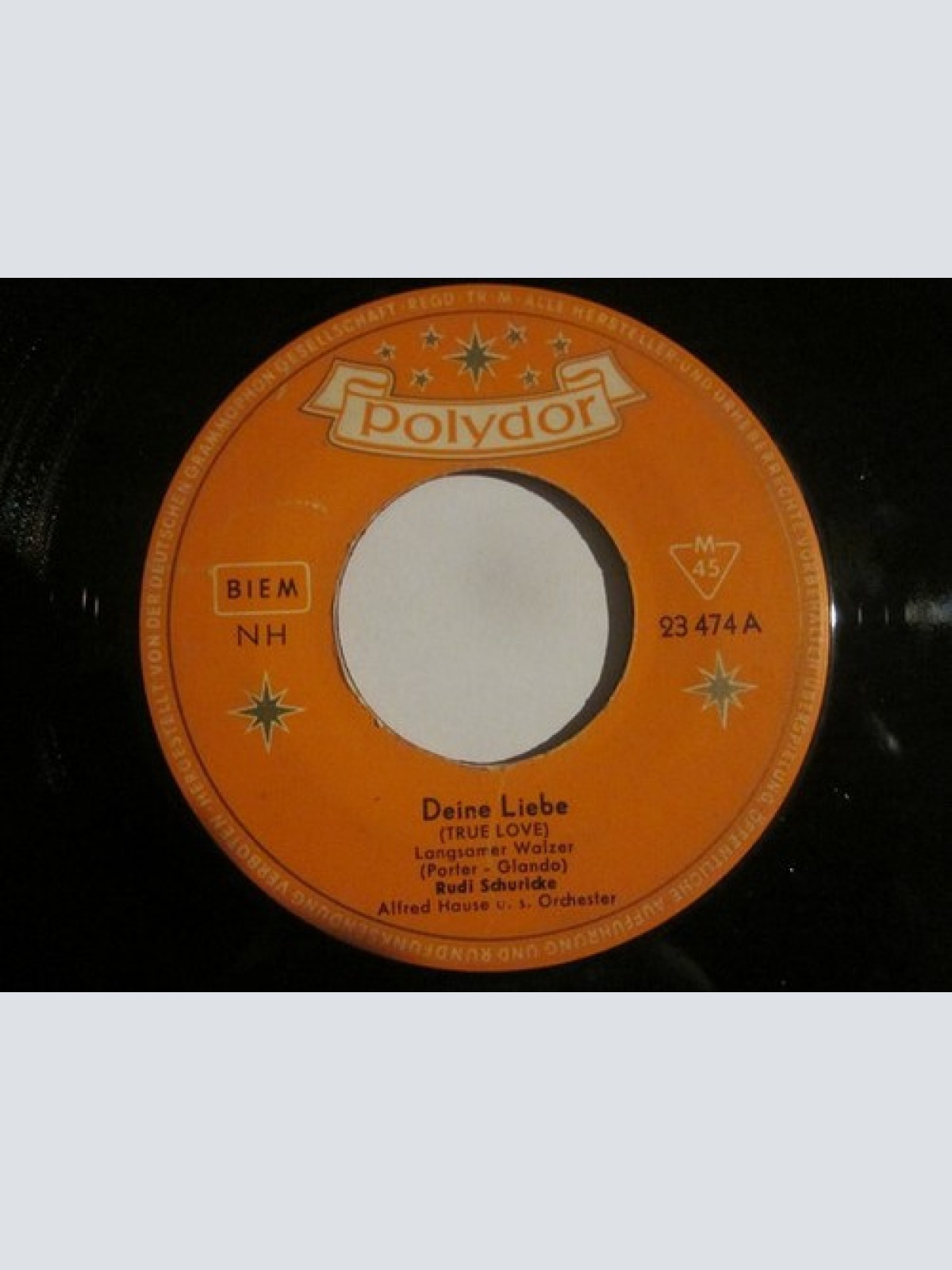 7", Mono Rudi Schuricke - Deine Liebe / O Massa!