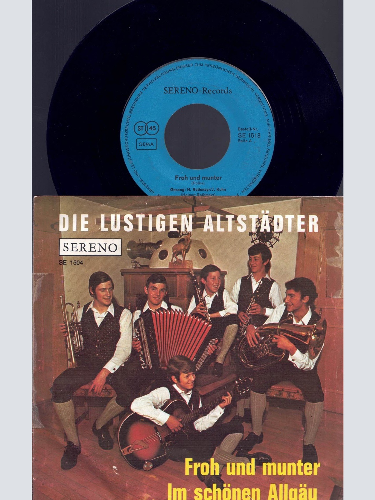 7", Die lustigen Altstädter   Froh und munter