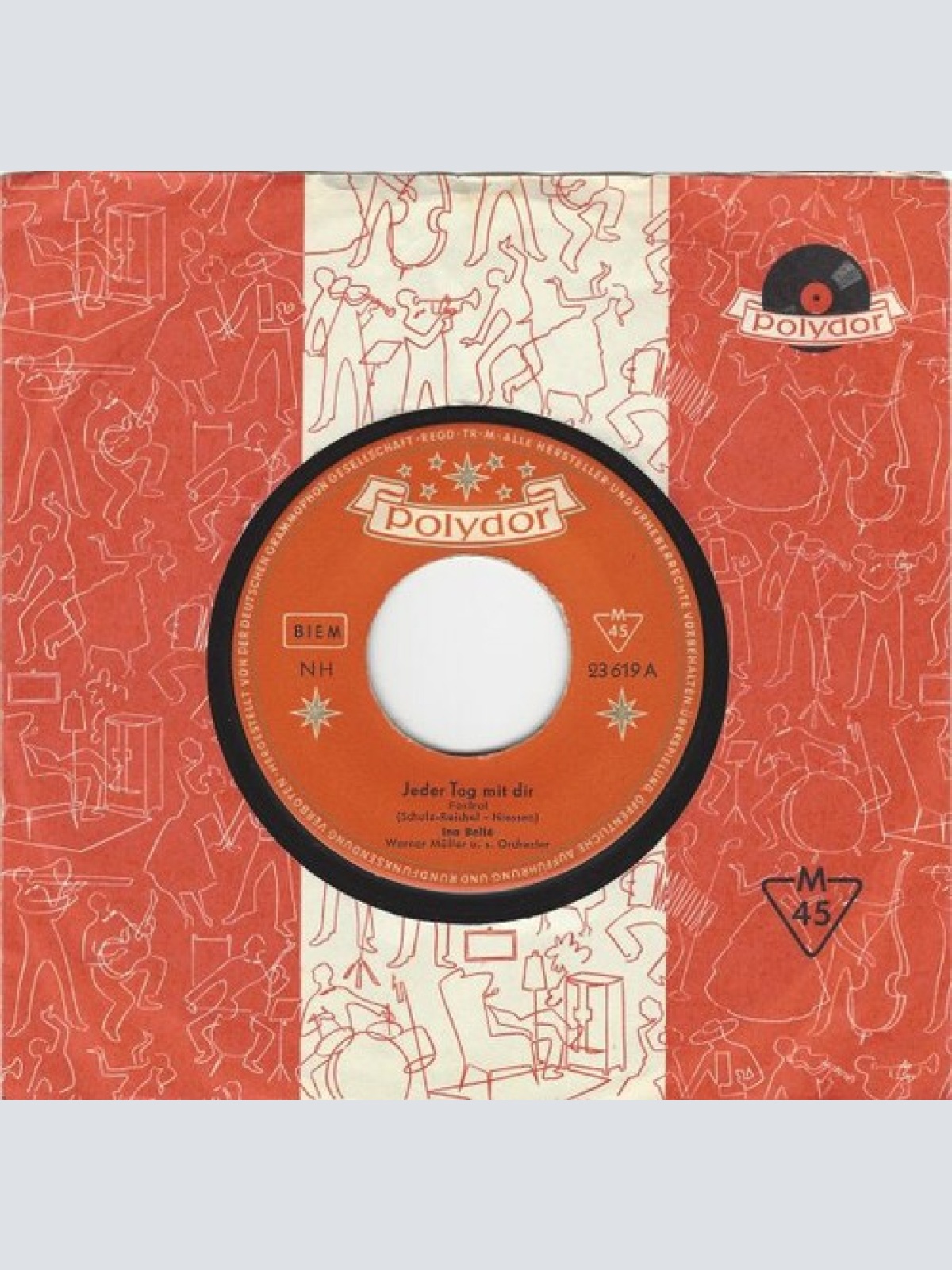 7", Single Ina Bellé - Jeder Tag Mit Dir